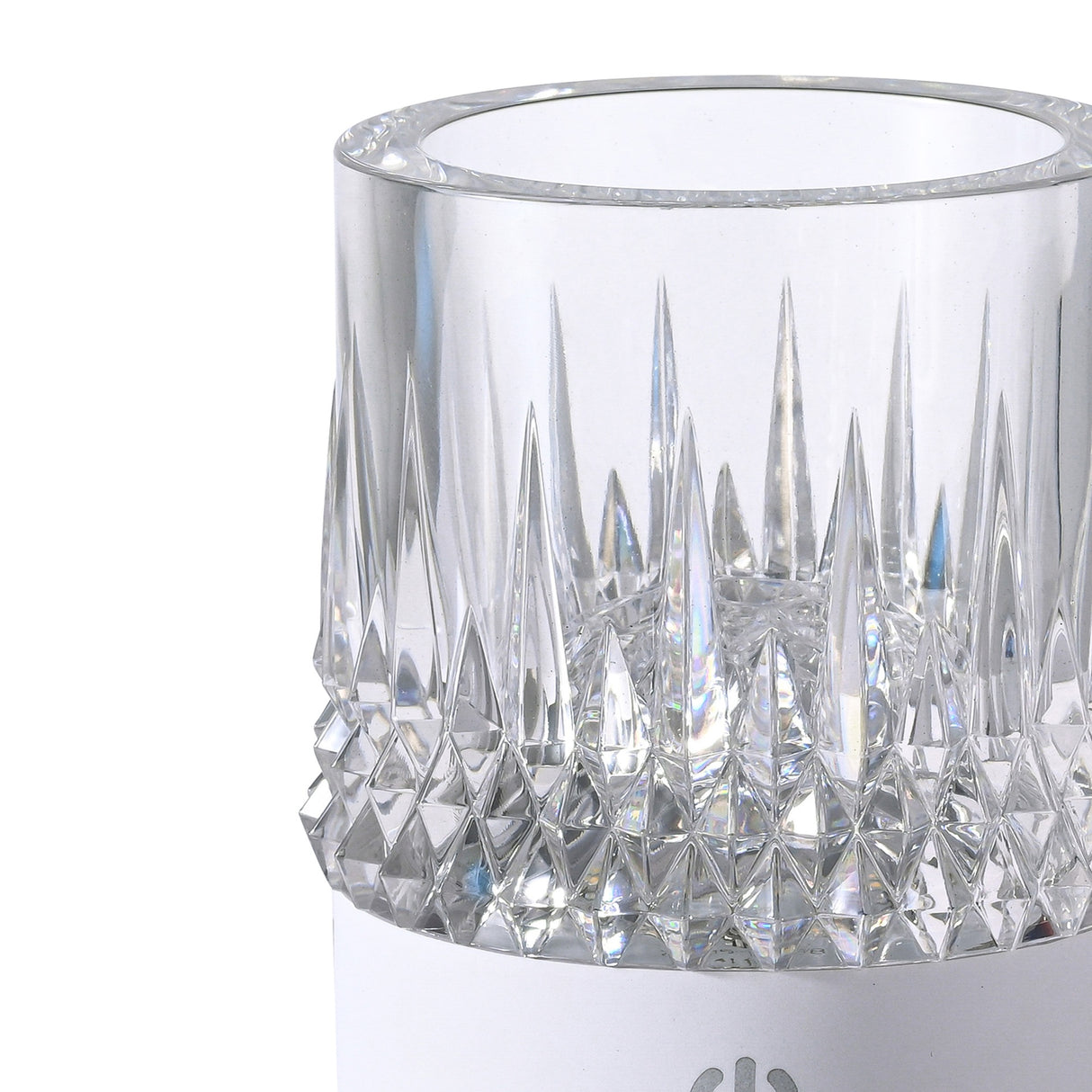 Lampe rechargeable "verre apéro" LAX blanche Mantra 9086