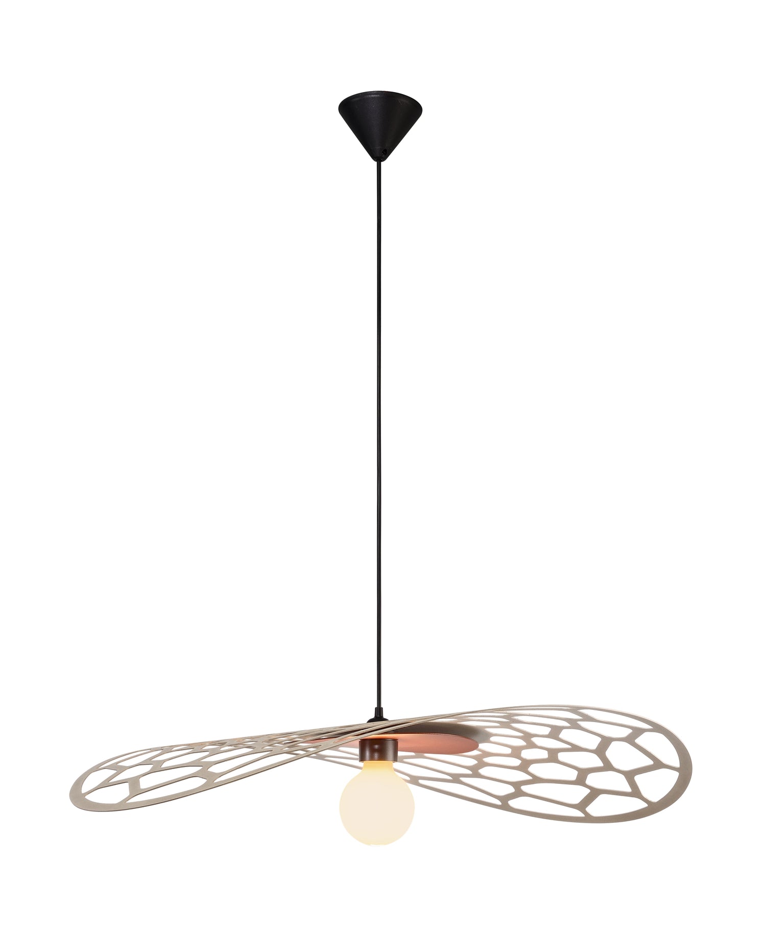 Suspension Eole lin/havane D80