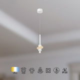 Suspension BETTY blanche led 7 watts Mantra 9425