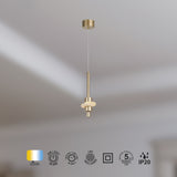 Suspension BETTY dorée led 7 watts Mantra 9427