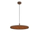 Suspension ACUSTIC doré mat/marron led 20 watts Mantra 9441