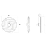 Applique ACUSTIC marron led 5 watts Mantra 9442