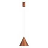 Suspension CONO cuivre 1 lumière 18cm 10 watts dimmable Mantra 9450
