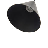 Suspension CONO noire 1 lumière 18 cm 10 watts dimmable Mantra 9451