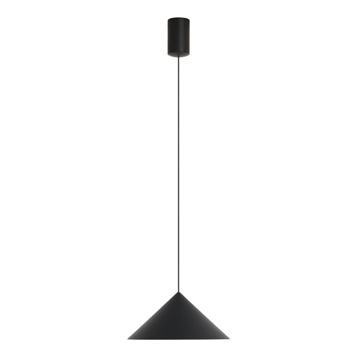 Suspension CONO noire 1 lumière 10 watts dimmable Mantra 9454