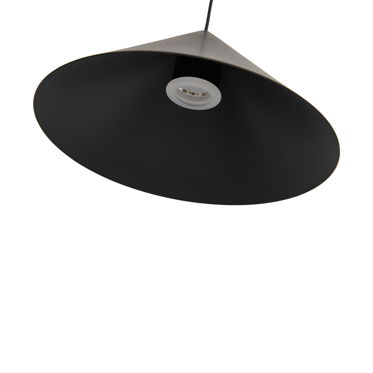 Suspension CONO noire 1 lumière 10 watts dimmable Mantra 9454