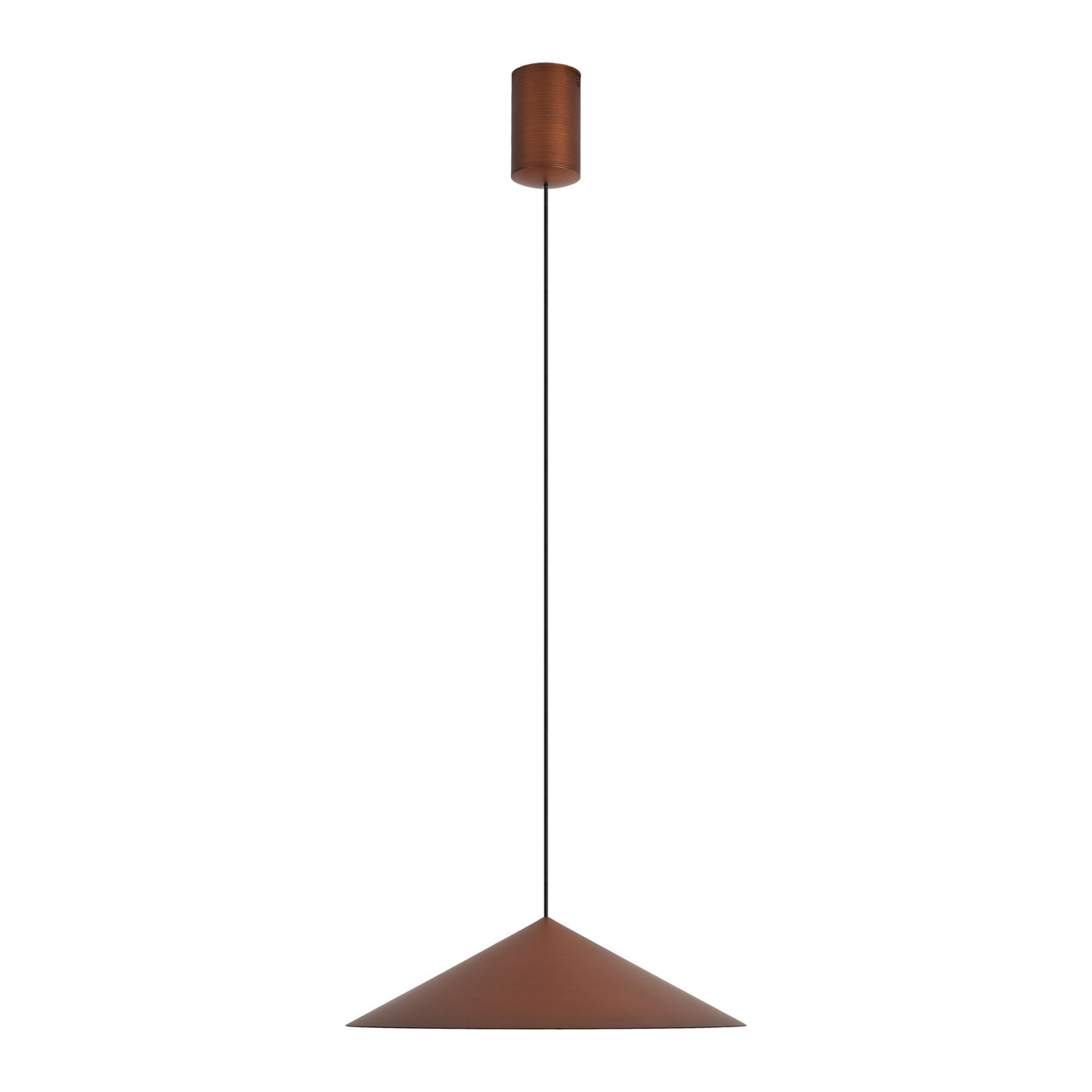 Suspension CONO cuivre 1 lumière 30cm 10 watts dimmable Mantra 9456