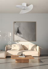 Plafonnier ventilateur ONA blanc Mantra 9469