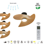 Plafonnier ventilateur ONA noir et bois Mantra 9471 DISPONIBLE MI JUIN