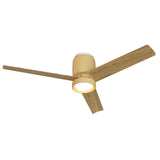 Plafonnier ventilateur CERAMICA beige et bois Mantra 9480