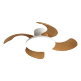 Plafonnier ventilateur ALOHA II blanc/bois Mantra 9515