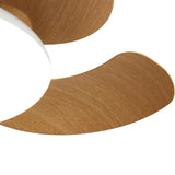 Plafonnier ventilateur ALOHA II blanc/bois Mantra 9515