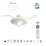 Plafonnier ventilateur KYOTO blanc Mantra 9518