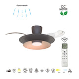 Plafonnier ventilateur PATAGONIA café/ cuivre Mantra 9520 DISPONIBLE  DEBUT AOUT