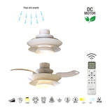 Plafonnier ventilateur ACONCAGUA blanc Mantra 9522