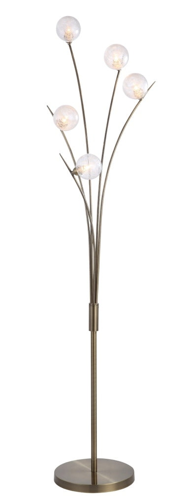 Lampadaire Snow nickel satiné H170 LD 1049-5SF