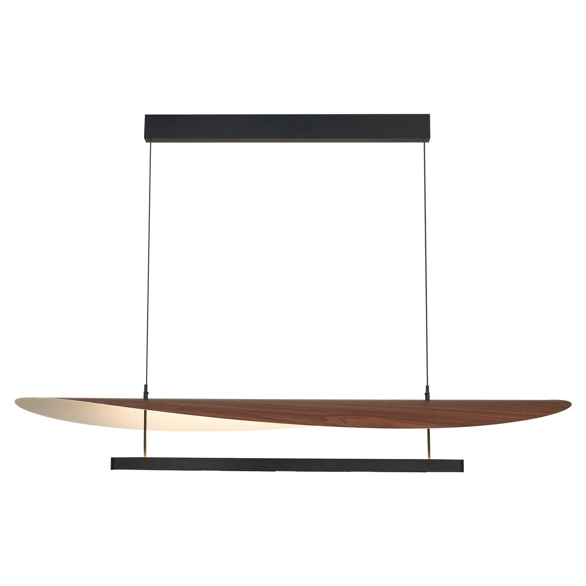 Suspension ABISAL PM noyer CCT led 40 watts Mantra 9823