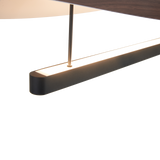 Suspension ABISAL PM noyer CCT led 40 watts Mantra 9823