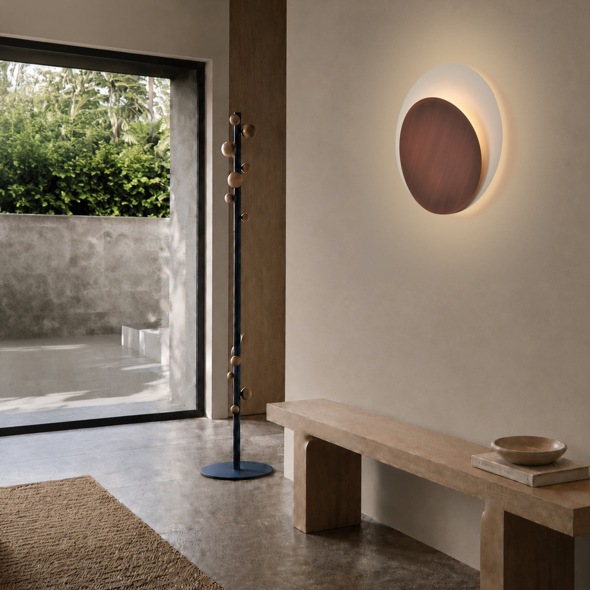 Applique ASTRA GM cuivre/blanc  led 10+38 watts Mantra 9847