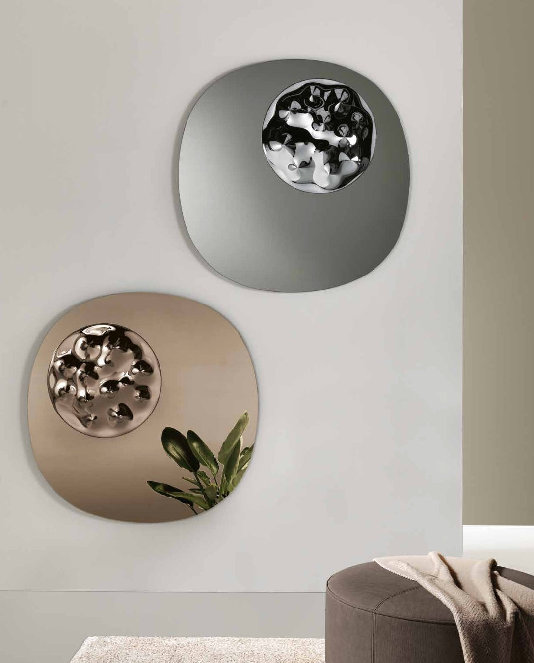 Miroir Bijou bronze diamètre 150