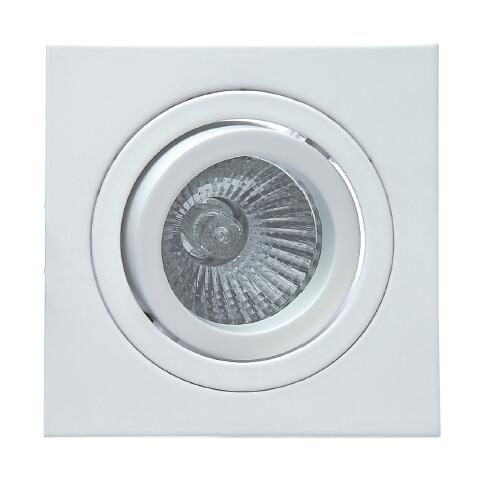 Spot encastré BASICO carré orientable blanc Mantra COOO4