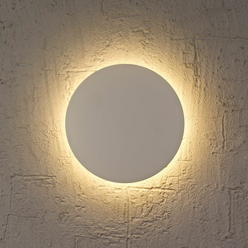 Applique BORA BORA ronde blanche D13,5 cm C0101