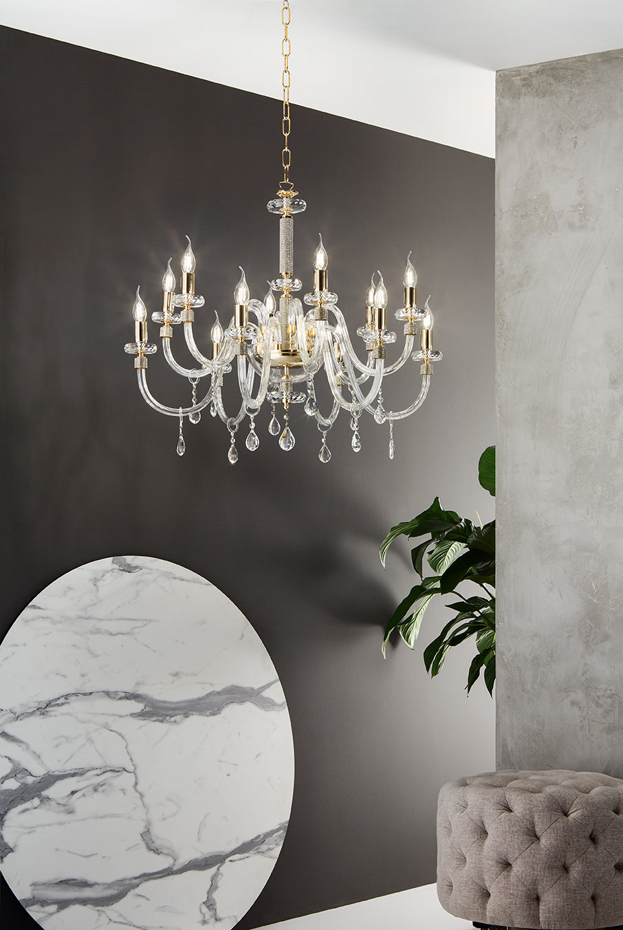 Lustre Chic transparent lp-chic-12-oro