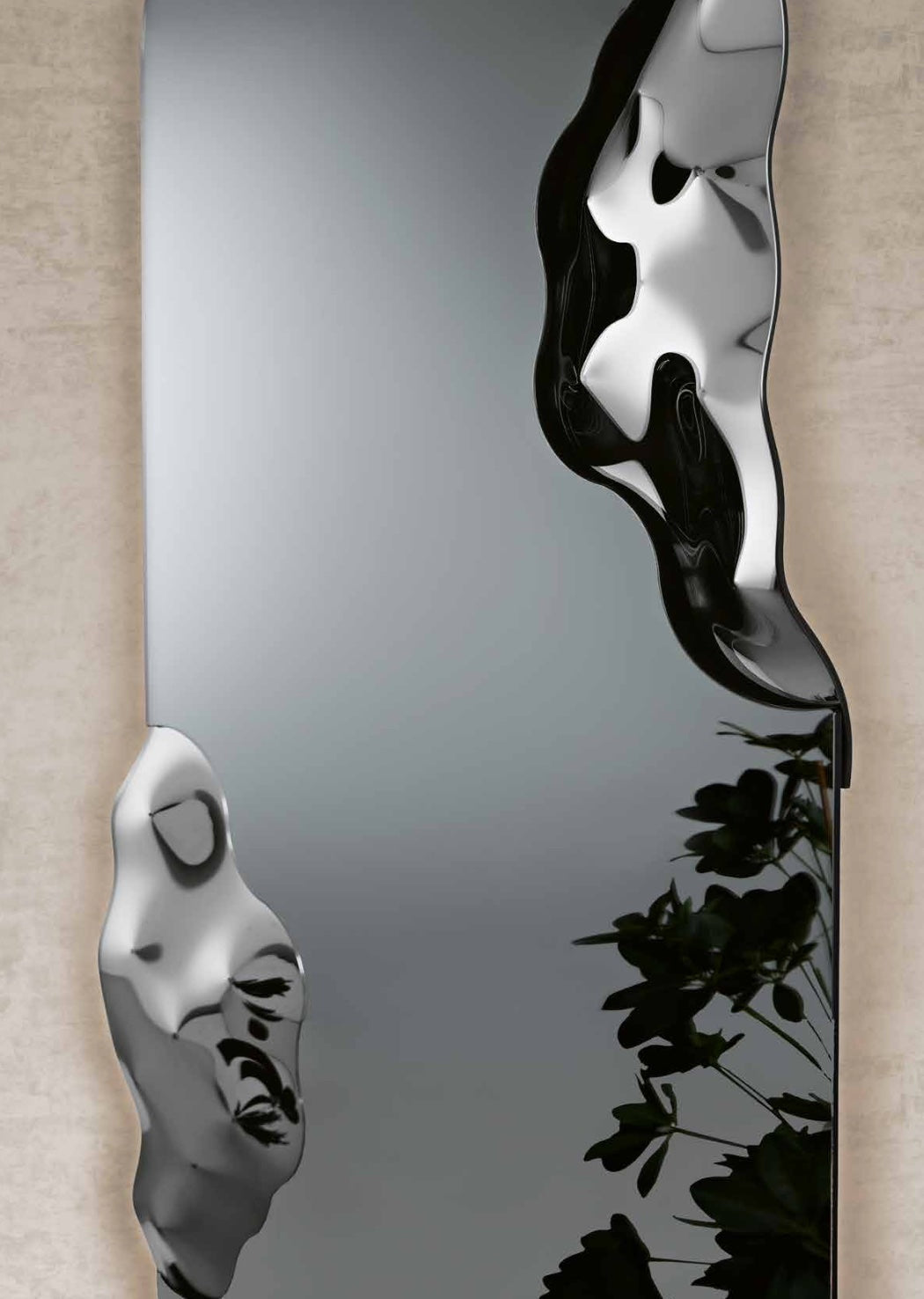 Miroir Crown rectangulaire gris fumé 175x80