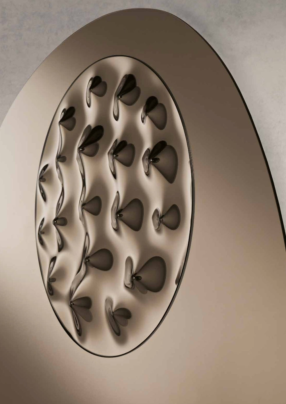 Miroir Bijou bronze diamètre 150