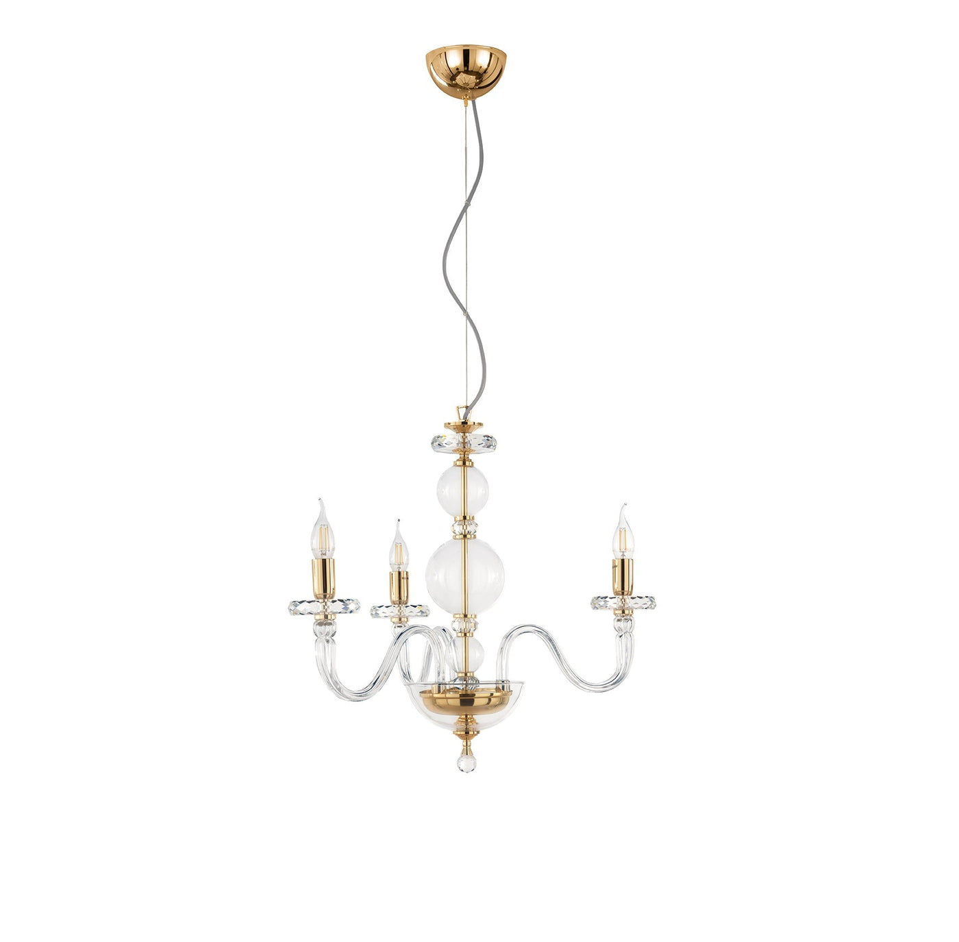 Lustre Mozart transparent 3 lp-mozart-3SP-oro