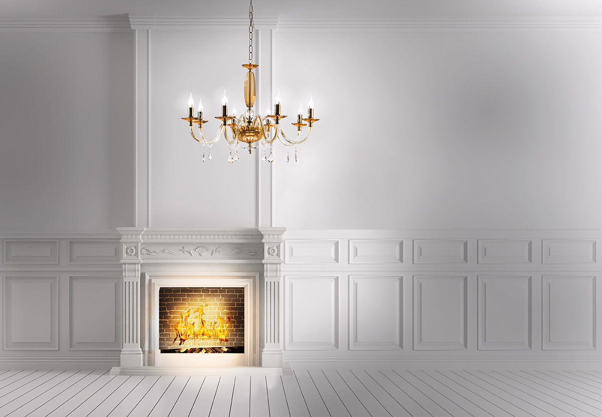 Lustre Cécile ambre 8 lp-cecile-8-amb