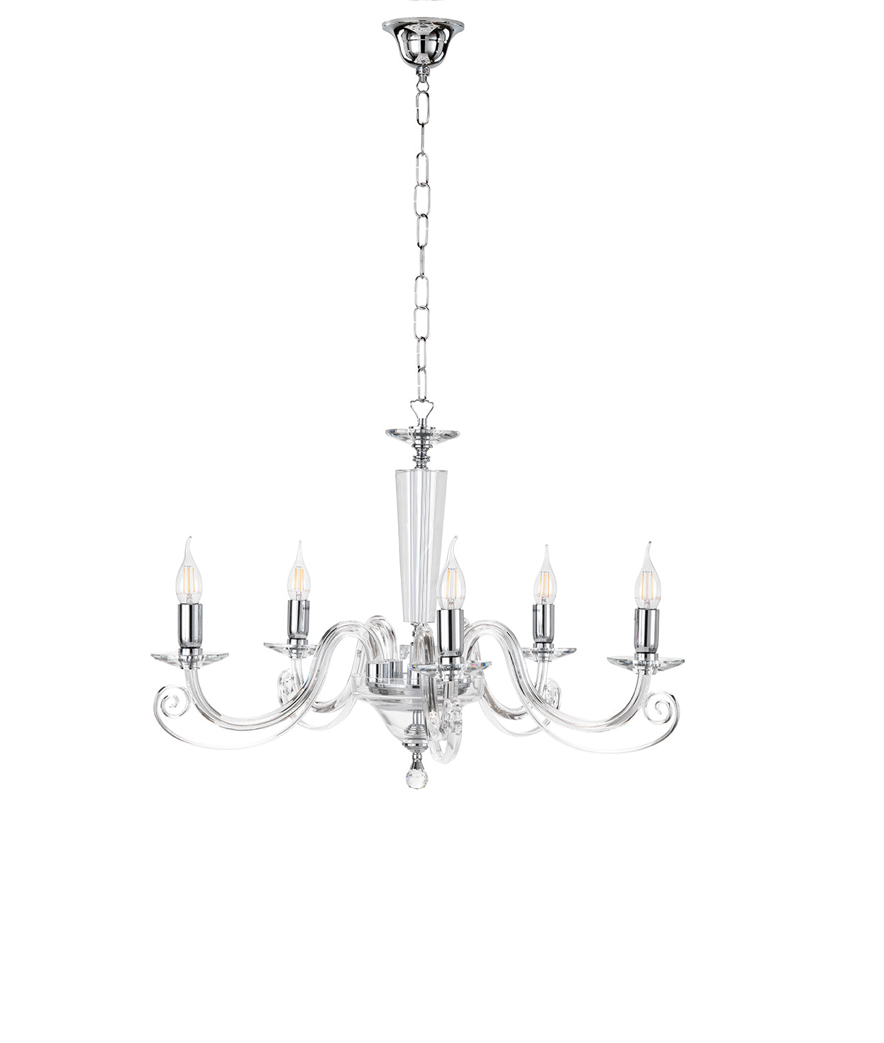 Lustre Venise chrome 5 lp-venise-5cromo