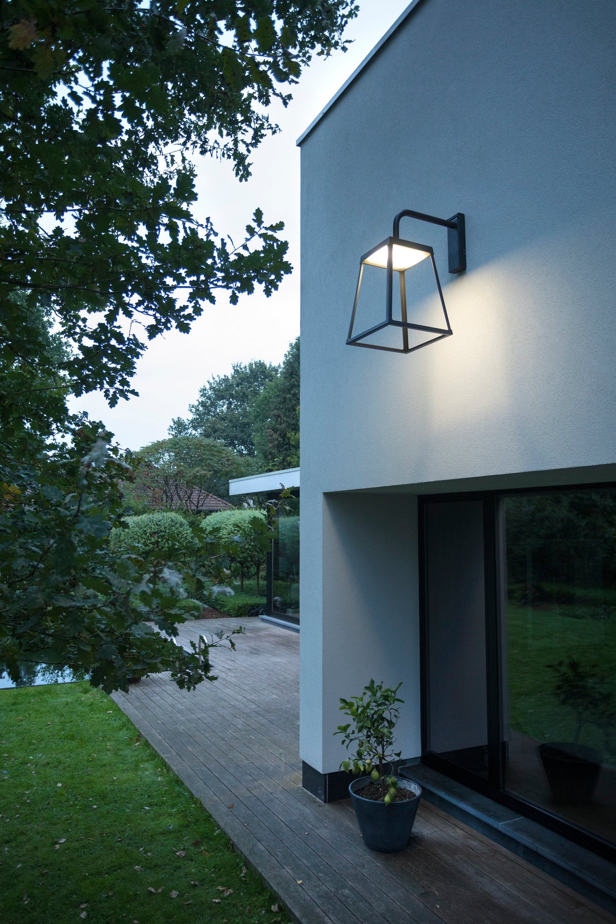 Applique Lampiok 4 N°2 LED 35w 3000°k tube PMMA Gris noir 107 - Vert sapin 067 175225067