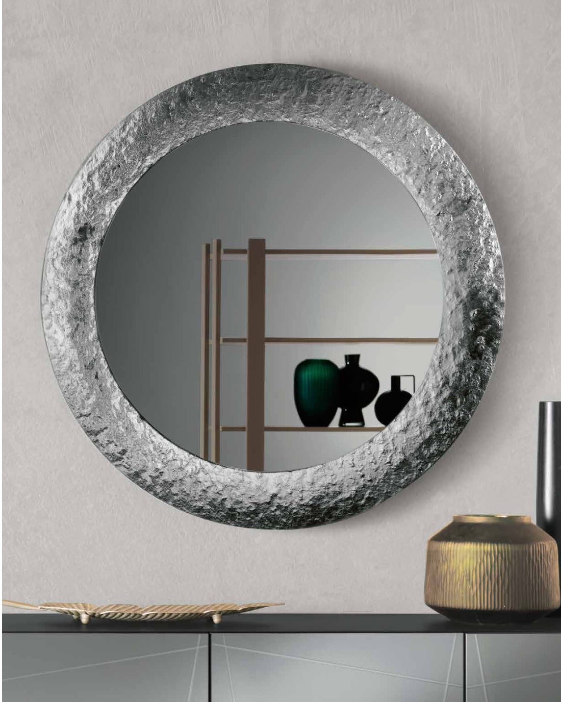 Miroir Nidra  gris fumé 90