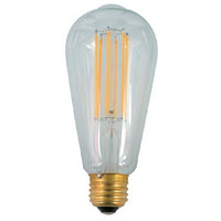 Ampoule cone transparente avec filament led E27 8w 800 lumens 2200k dimmable R09206