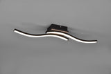 Plafonnier Route 2L noir/bois 3000k R62472135