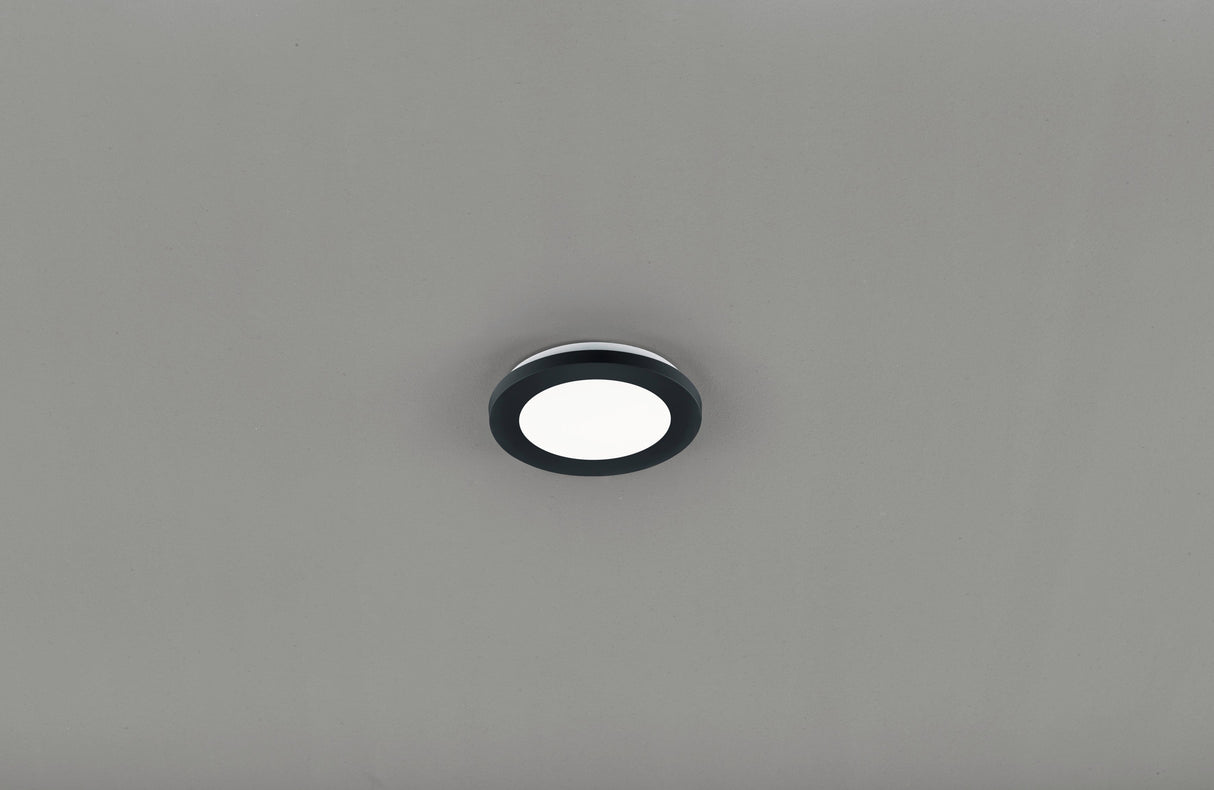 Plafonnier Camillus rond noir pm R62921032