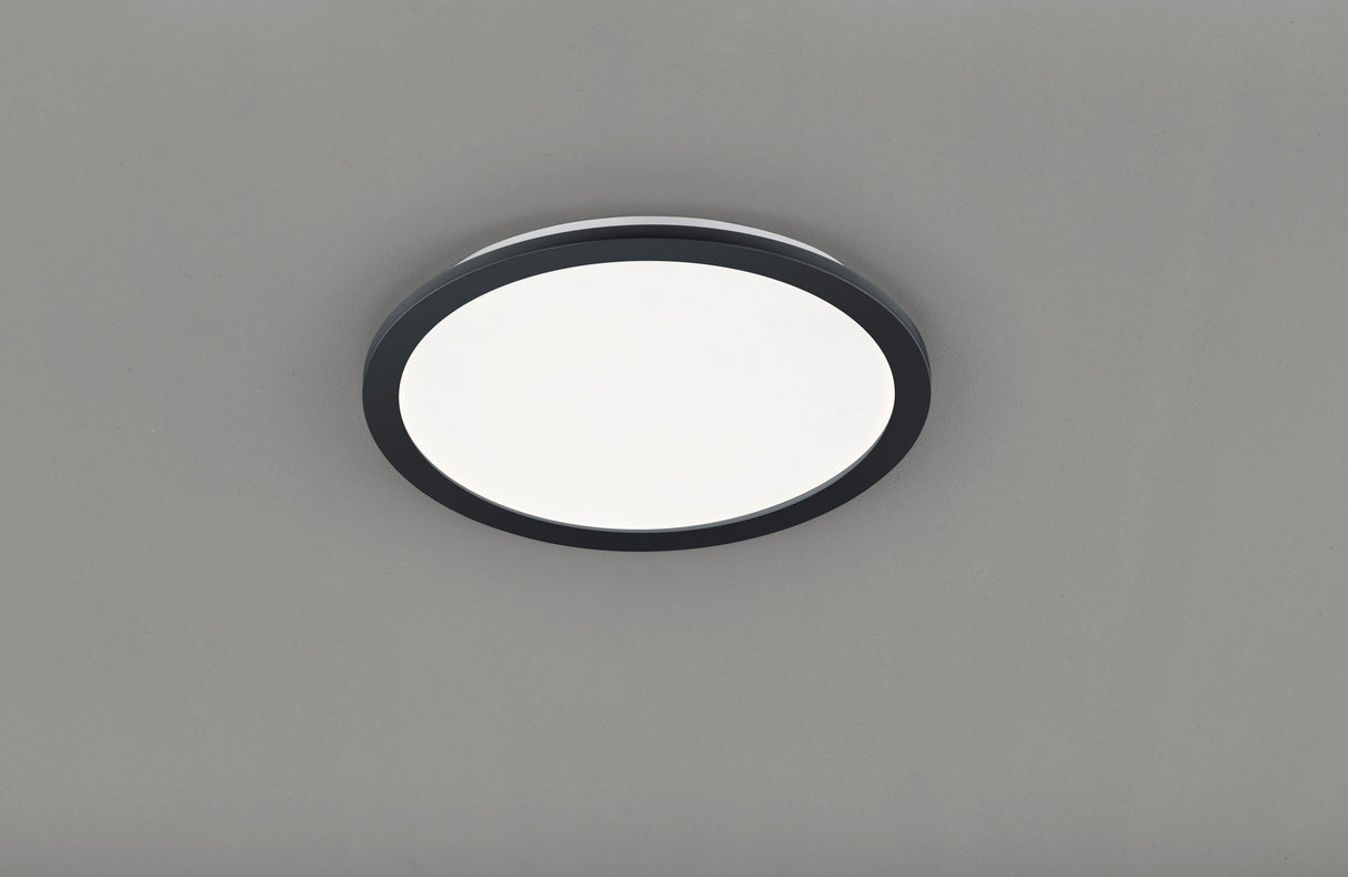 Plafonnier Camillus rond noir gm R62922432
