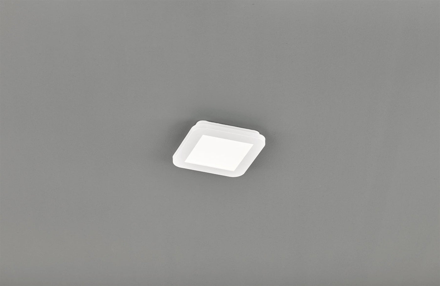Plafonnier Camillus blanc carré pm R62931001