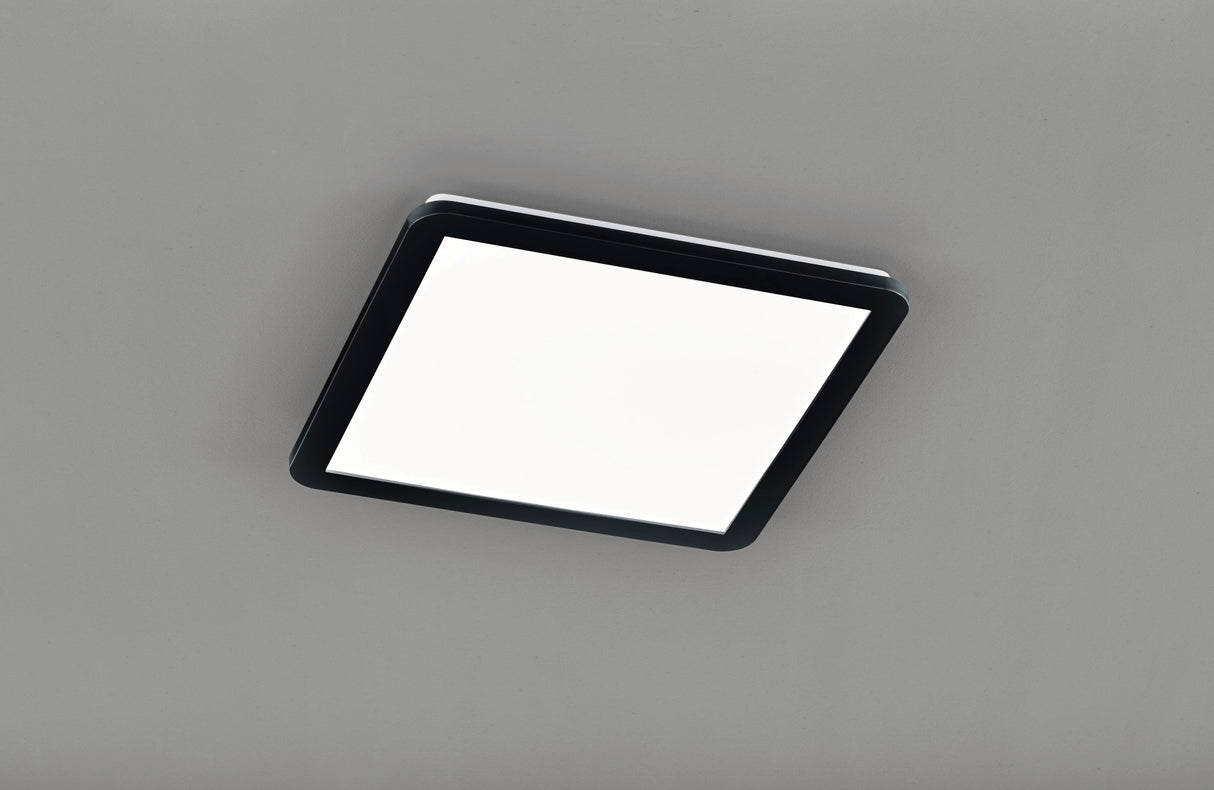 Plafonnier Camillus noir carré gm R62932032