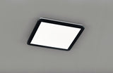 Plafonnier Camillus noir carré gm R62932032