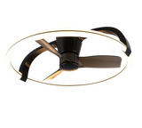 Plafonnier ventilateur noir Stockholm Trio R64262132