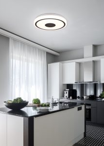 Plafonnier Bunda noir et blanc R64361132