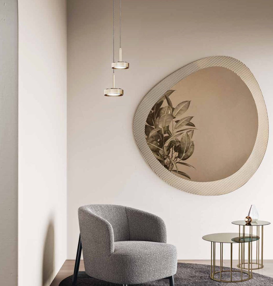 Miroir Kimi bronze 108x130