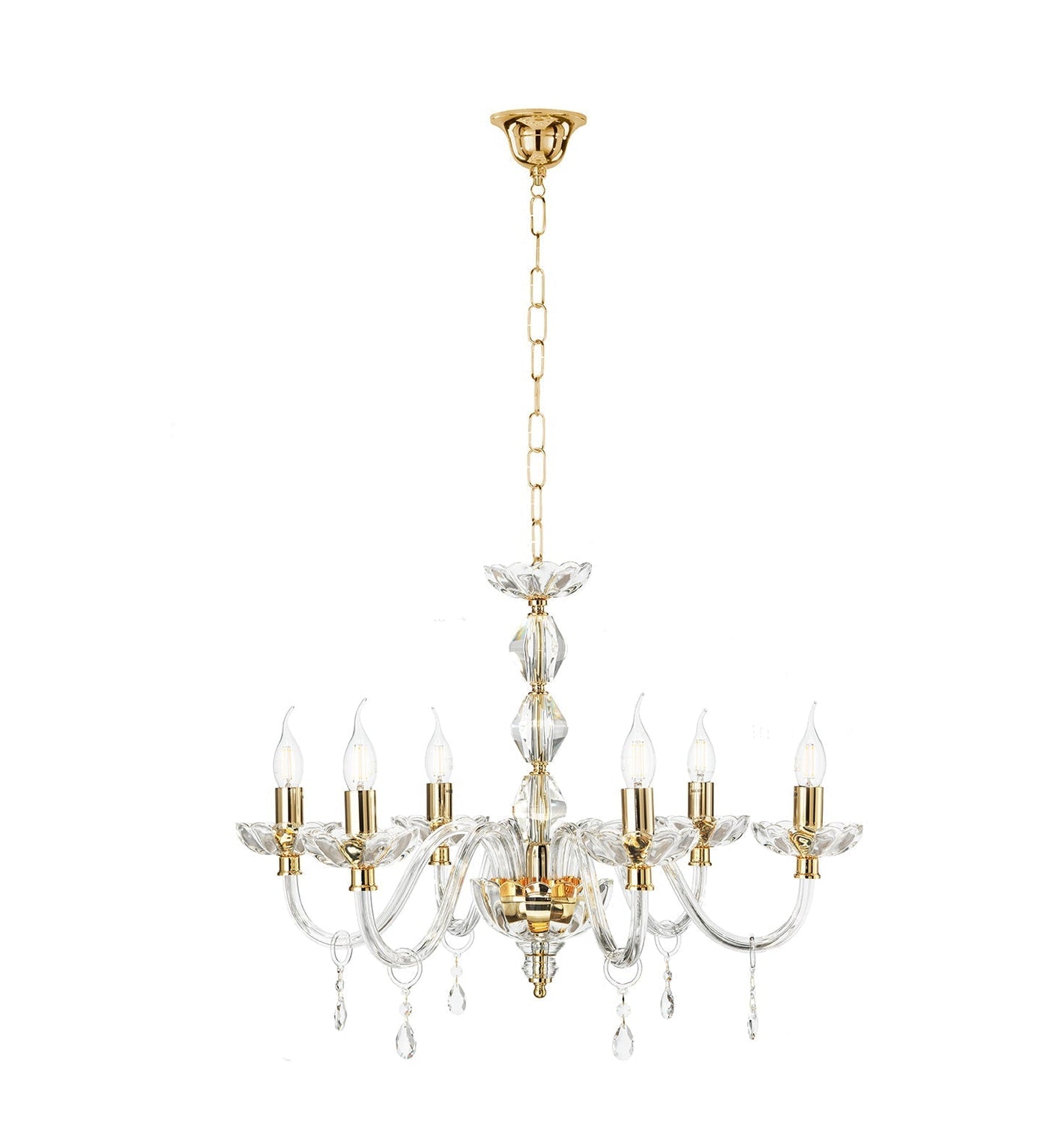Lustre Camilla transparent 6 lp-camilla-6SP-oro