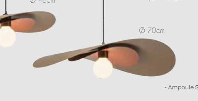 Suspension Alizée havane D70