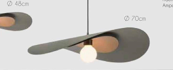 Suspension Alizée vert profond D70