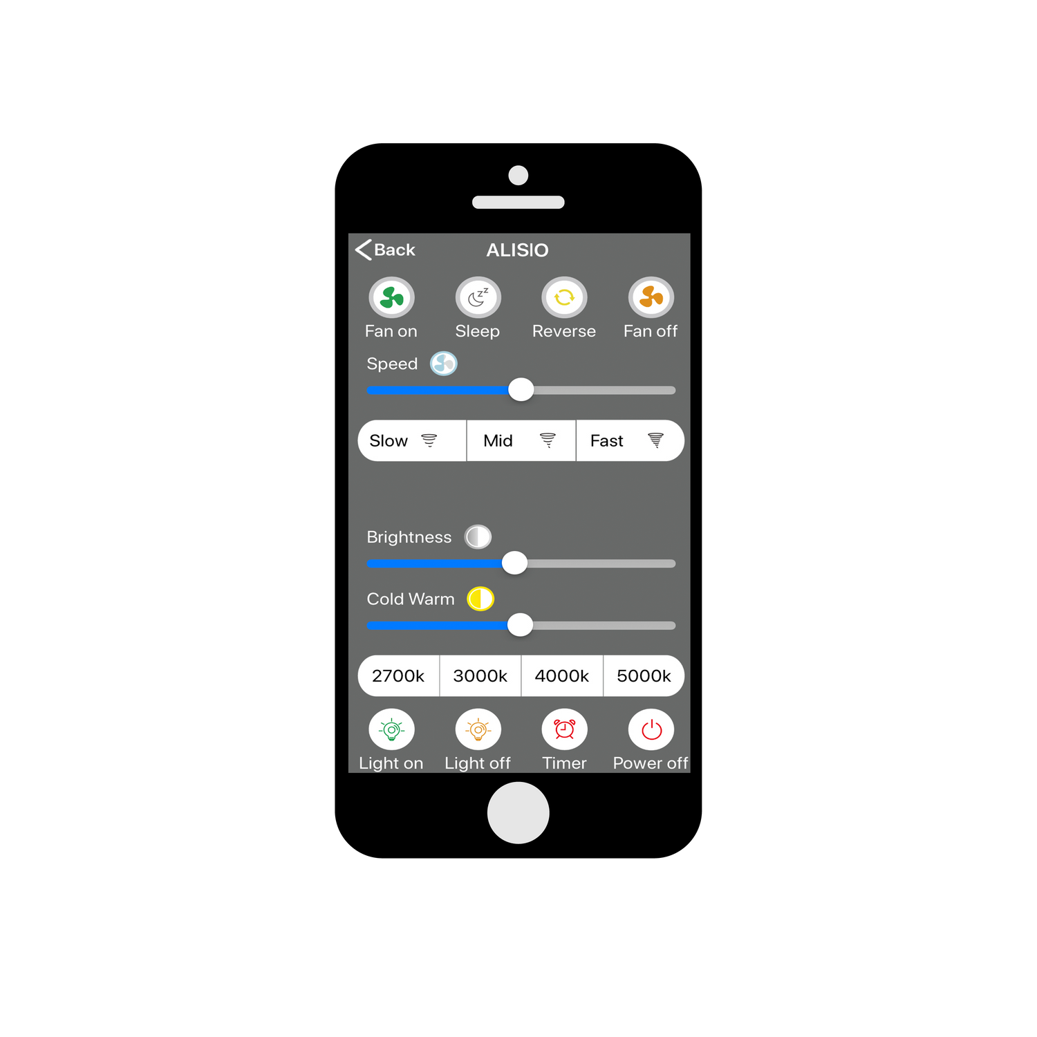 Plafonnier ventilateur Nepal noir Mantra 7531