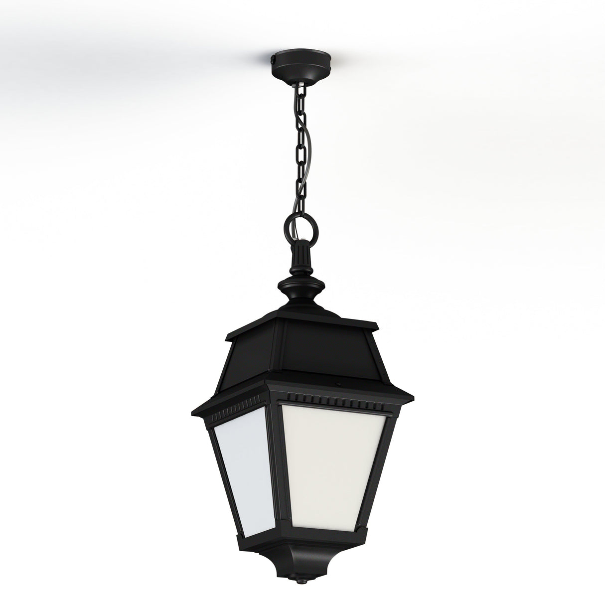 Suspension Avenue 2 N°1 LED opale Noir foncé 000 102103000
