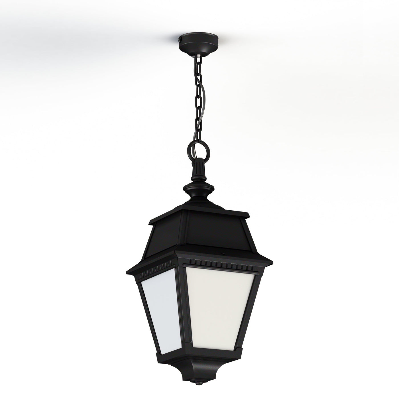 Suspension Avenue 2 N°1 LED opale Noir foncé 000 102103000